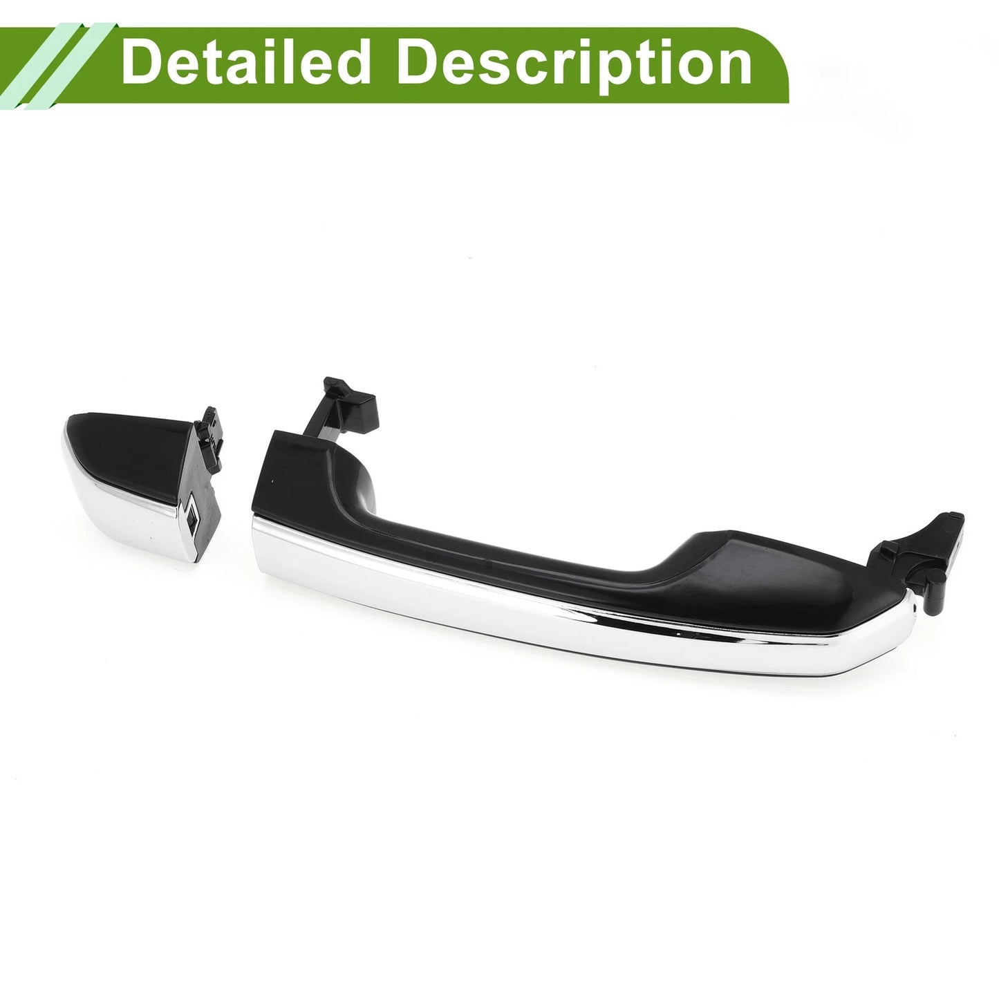 Silver Tone Exterior Door Handle for Toyota Lexus GX460 4Runner (2010-2021)