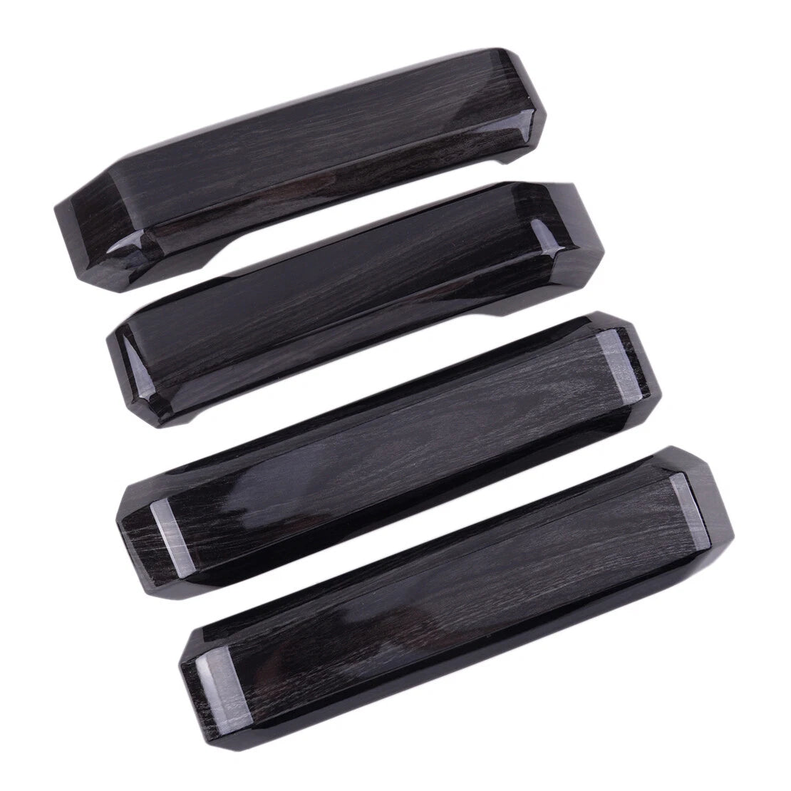 Black Wood Interior Door Handle Cover Trim for Ford F150 (2015-2019)