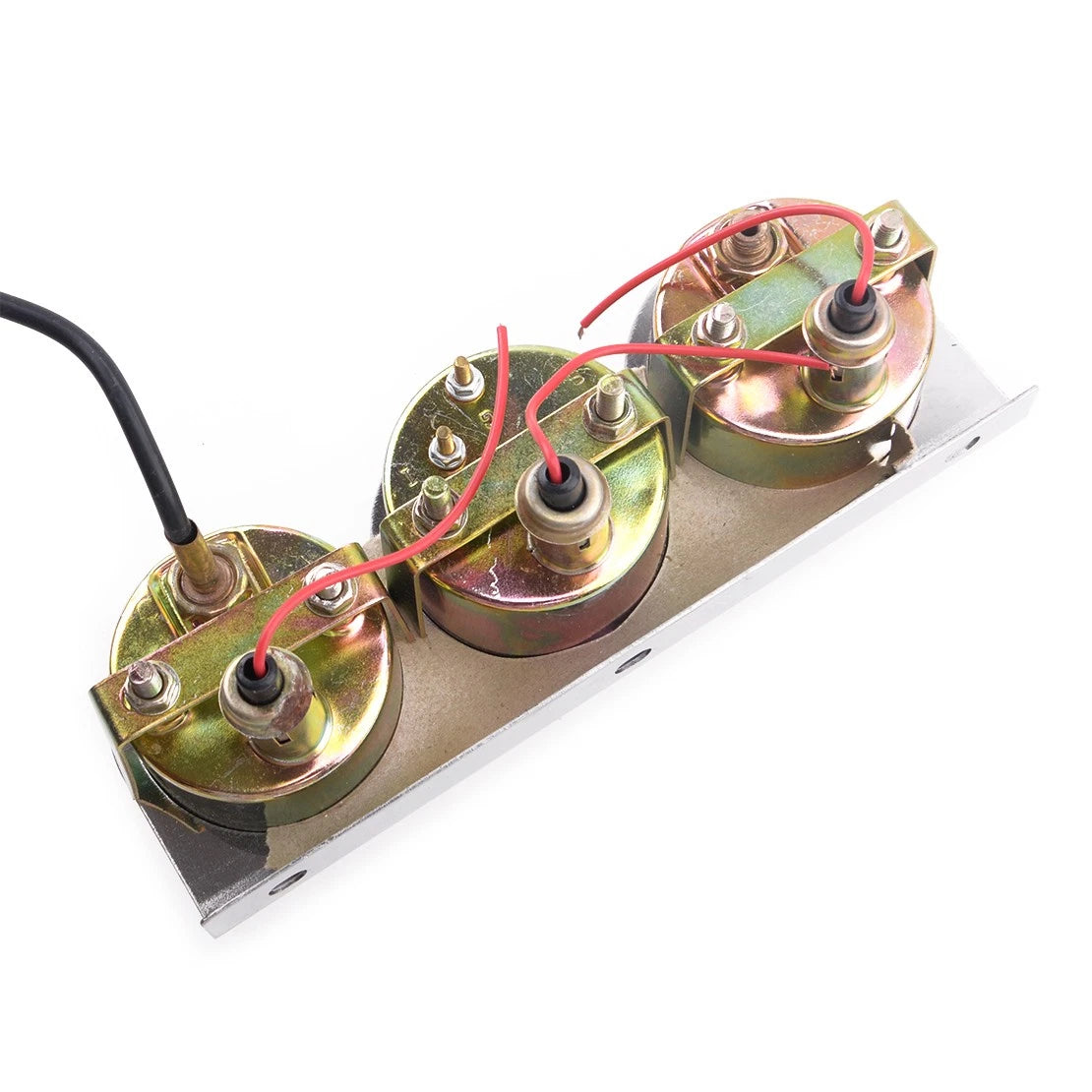 Triple Gauge Set for Car - Oil Pressure, Water Temp, Voltage Meter