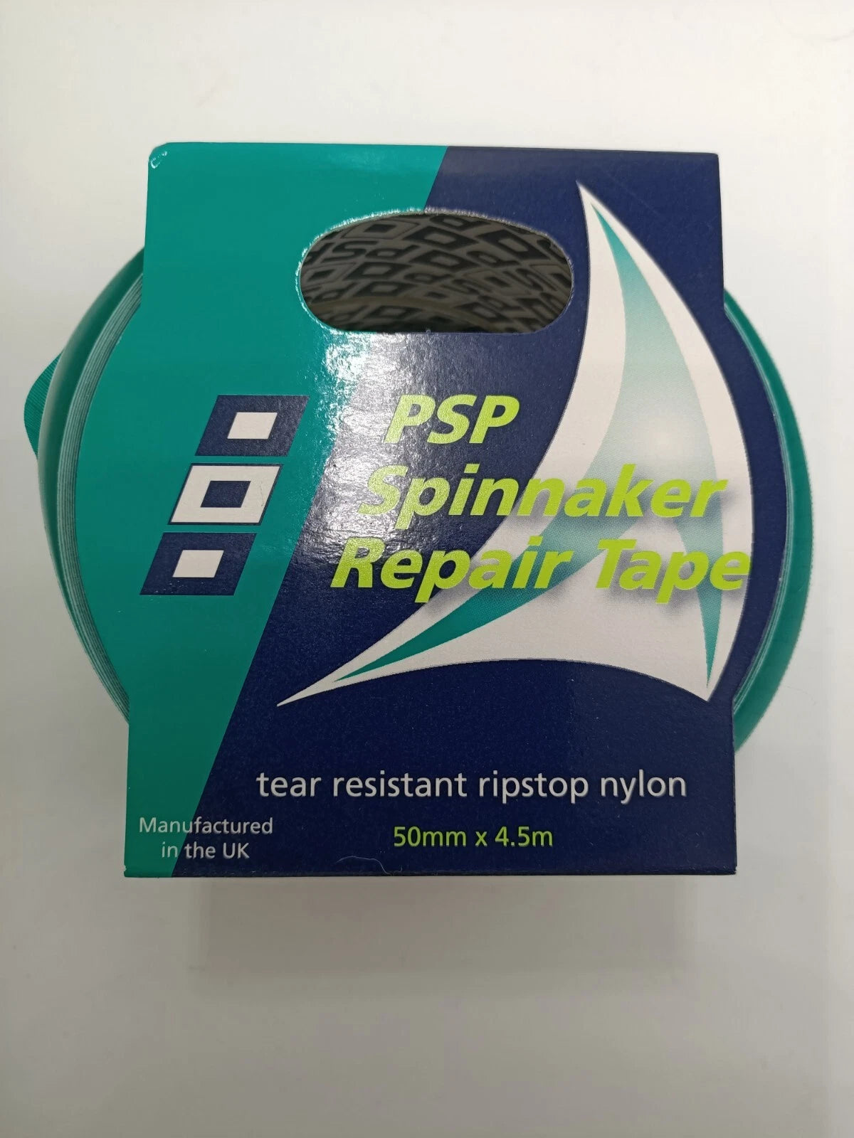 Sail Repair Tape 4.5M x 50mm Self Adhesive Ripstop for Tents, Kites Sea Green