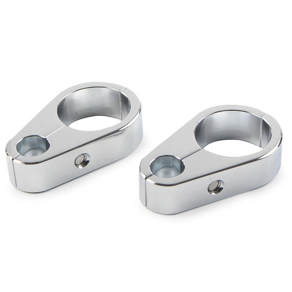 Motorcycle Brake Clutch Cable Wire Clamp Clip for Harley 1" Handlebar
