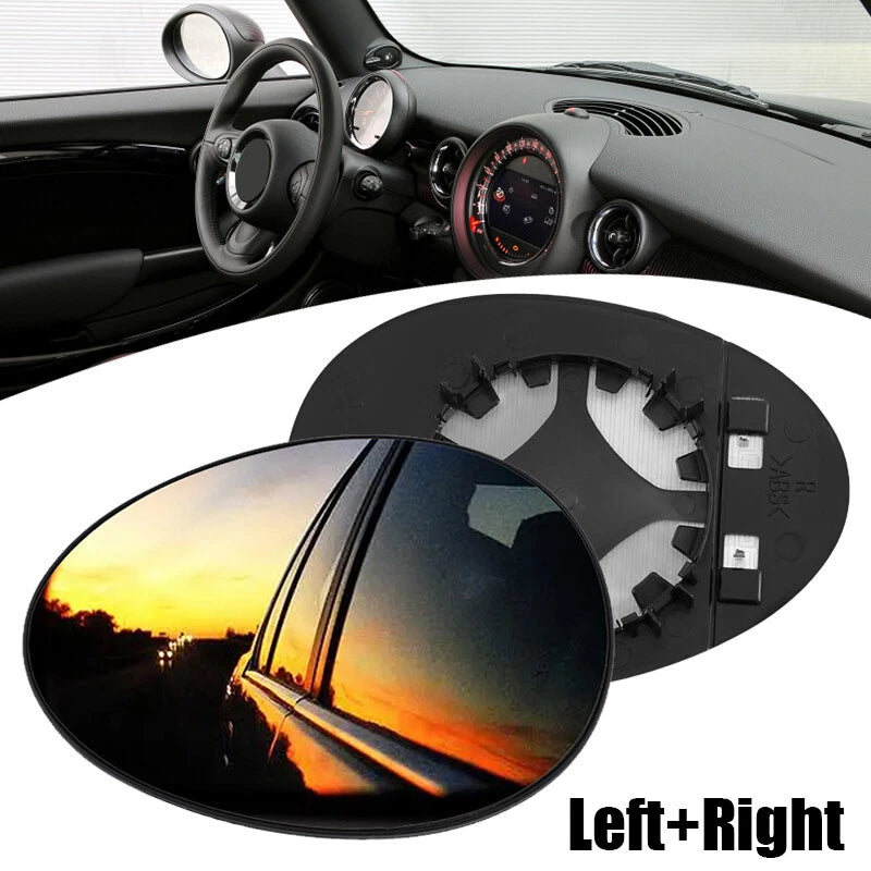2 x Wing Mirror Glass Heat for Mini Cooper R56 R57 R58 R59 R60 (2007-2015)
