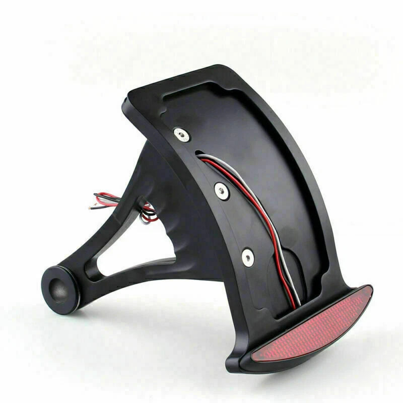 Black Billet License Plate Bracket for Bobber F2