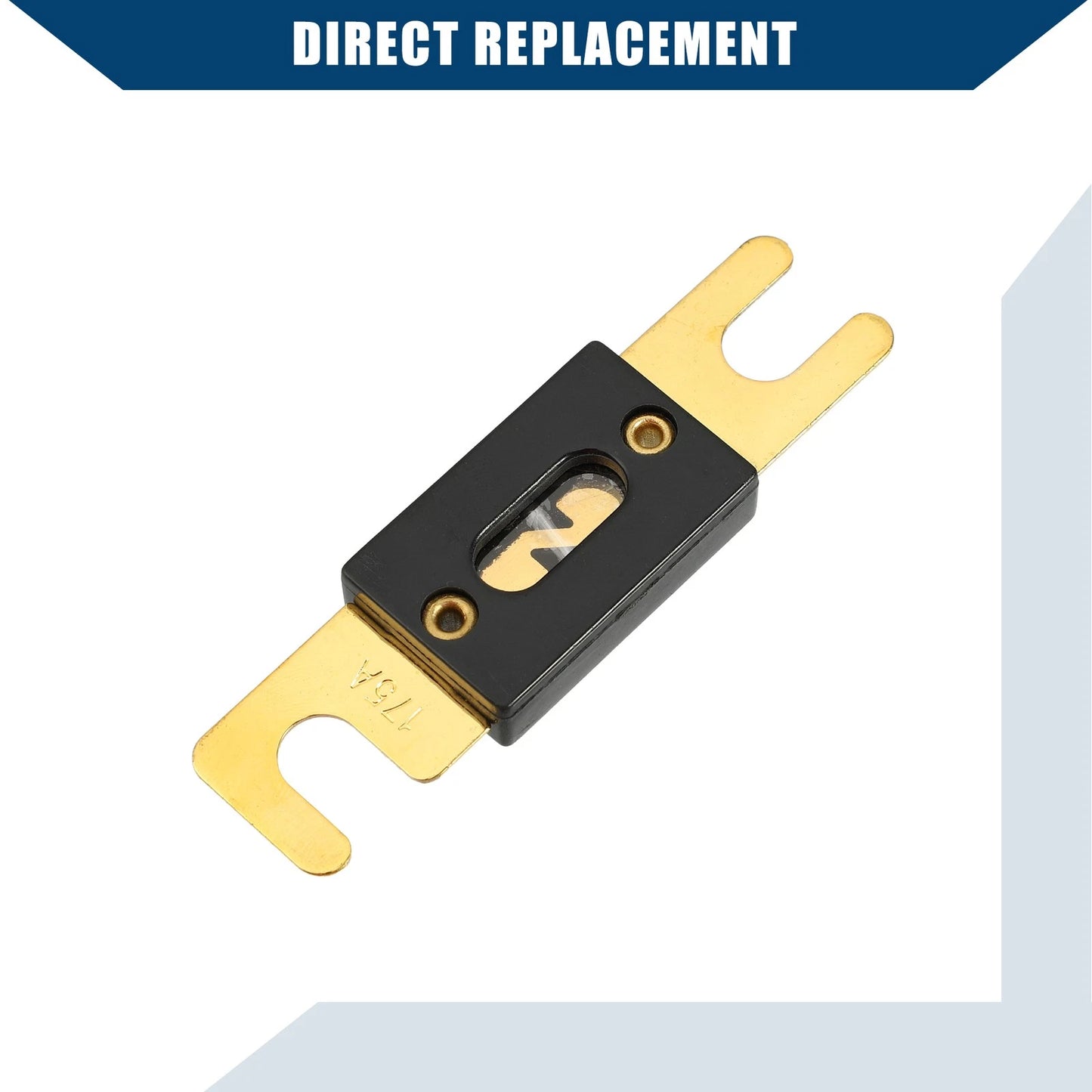 175A Mini ANL Fuses 2pcs for Car Motorcycle Boat Gold Black
