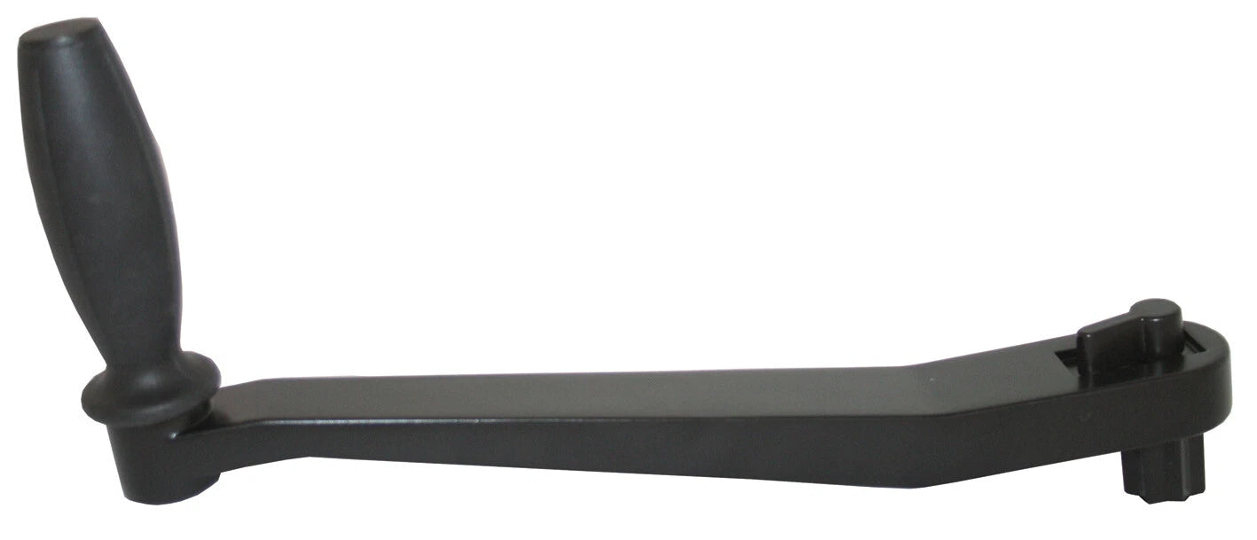 Yacht Winch Handle 280mm Lock-In Alloy Black Powder Coated