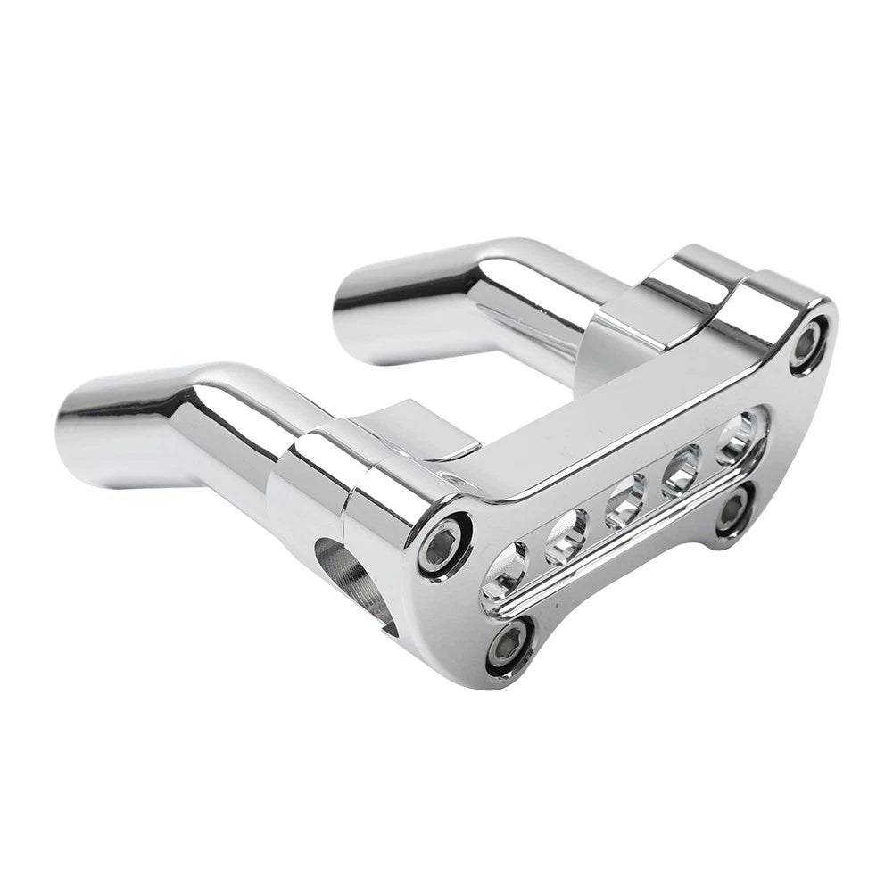 5-Hole 4.5" Pullback Handlebar Riser Clamp for Harley 1" Bar