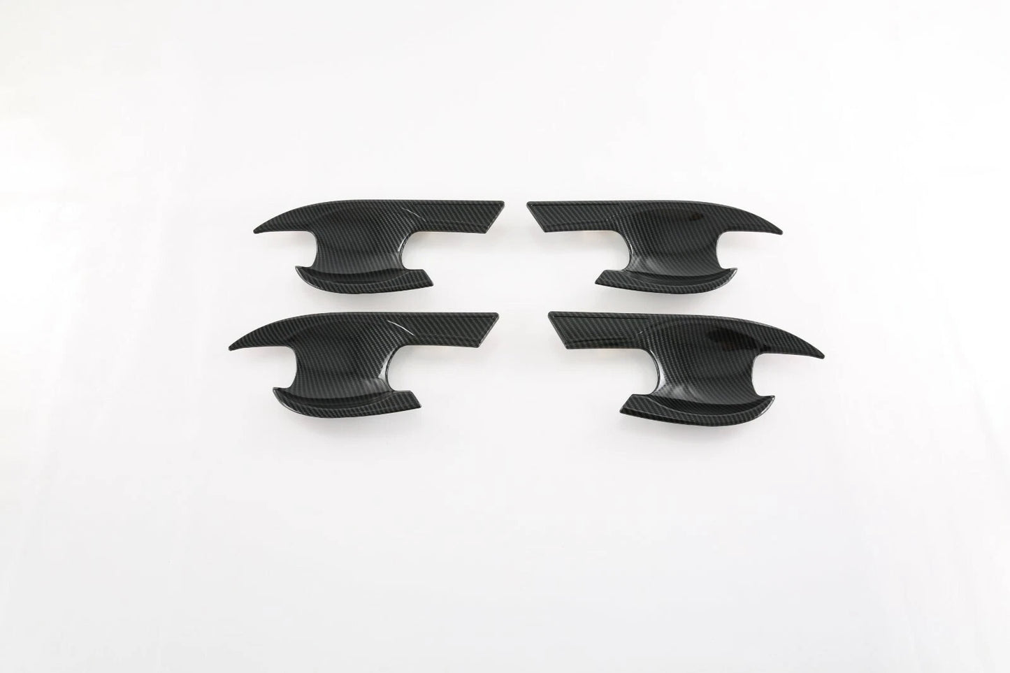 Carbon Fiber Look Door Handle Bowl Cover Trim for Honda Civic Sedan (2022-2023)