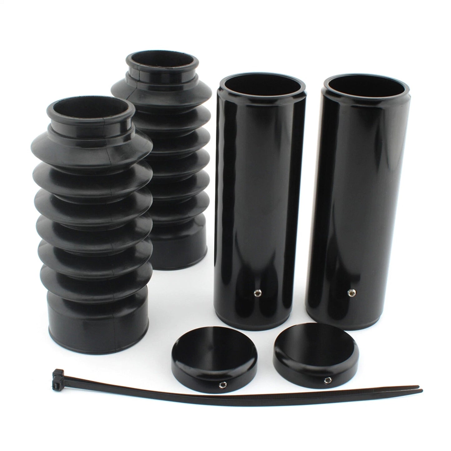 Black Upper & Lower Fork Covers for Harley Breakout FXSB (2013-2017)