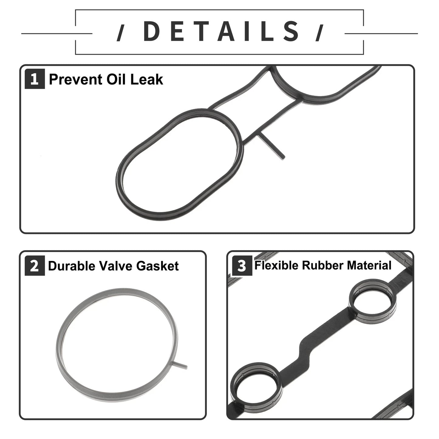 Valve Cover Gasket for Nissan Versa Sentra Rogue Altima Juke (2007-2023)