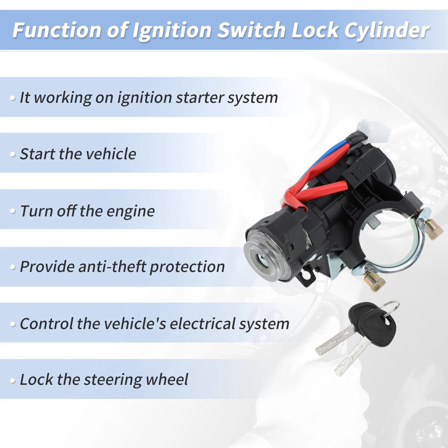 Ignition Lock Cylinder Assembly for Kia Sportage (2017-2022)