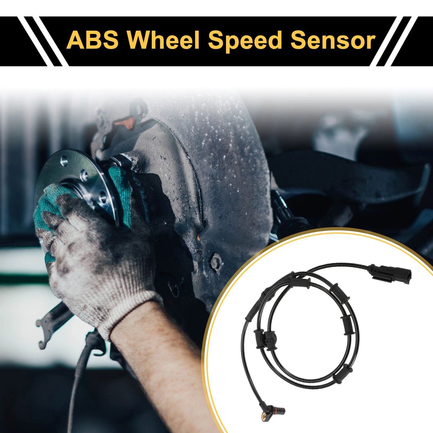 ABS Wheel Speed Sensor for Dodge Ram 3500 Front Left & Right 2006-2008