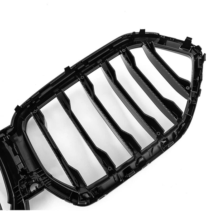 Gloss Black Single Line Kidney Grille for BMW X6 G06 X6M F96 (2020-Present)