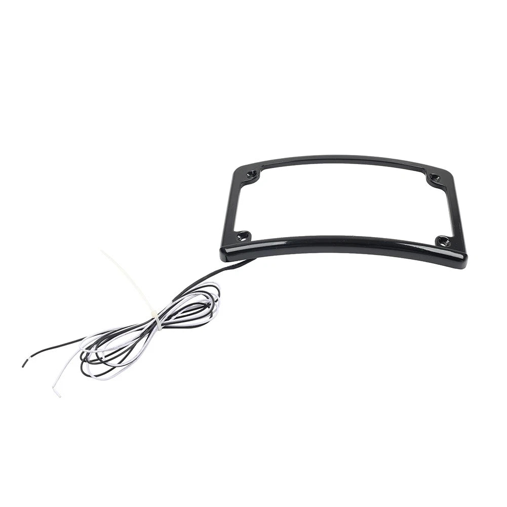 Rear License Frame Bracket w/Light for Harley Touring Glide