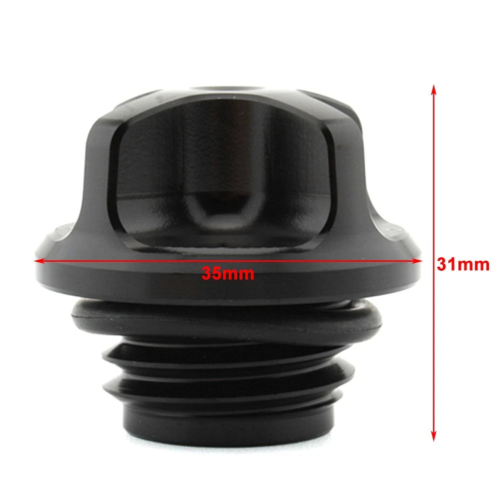 Engine Oil Cap for Honda GL1500 Goldwing (1988-2000) Black & Chrome