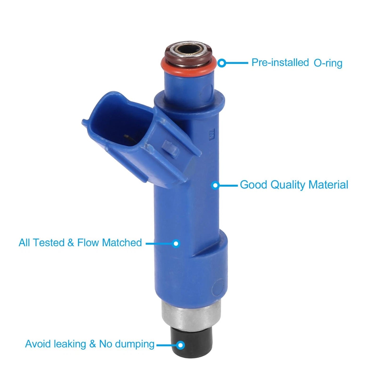 4pcs Fuel Injector for Toyota Corolla Pontiac Vibe 1.8L (2004–2008)