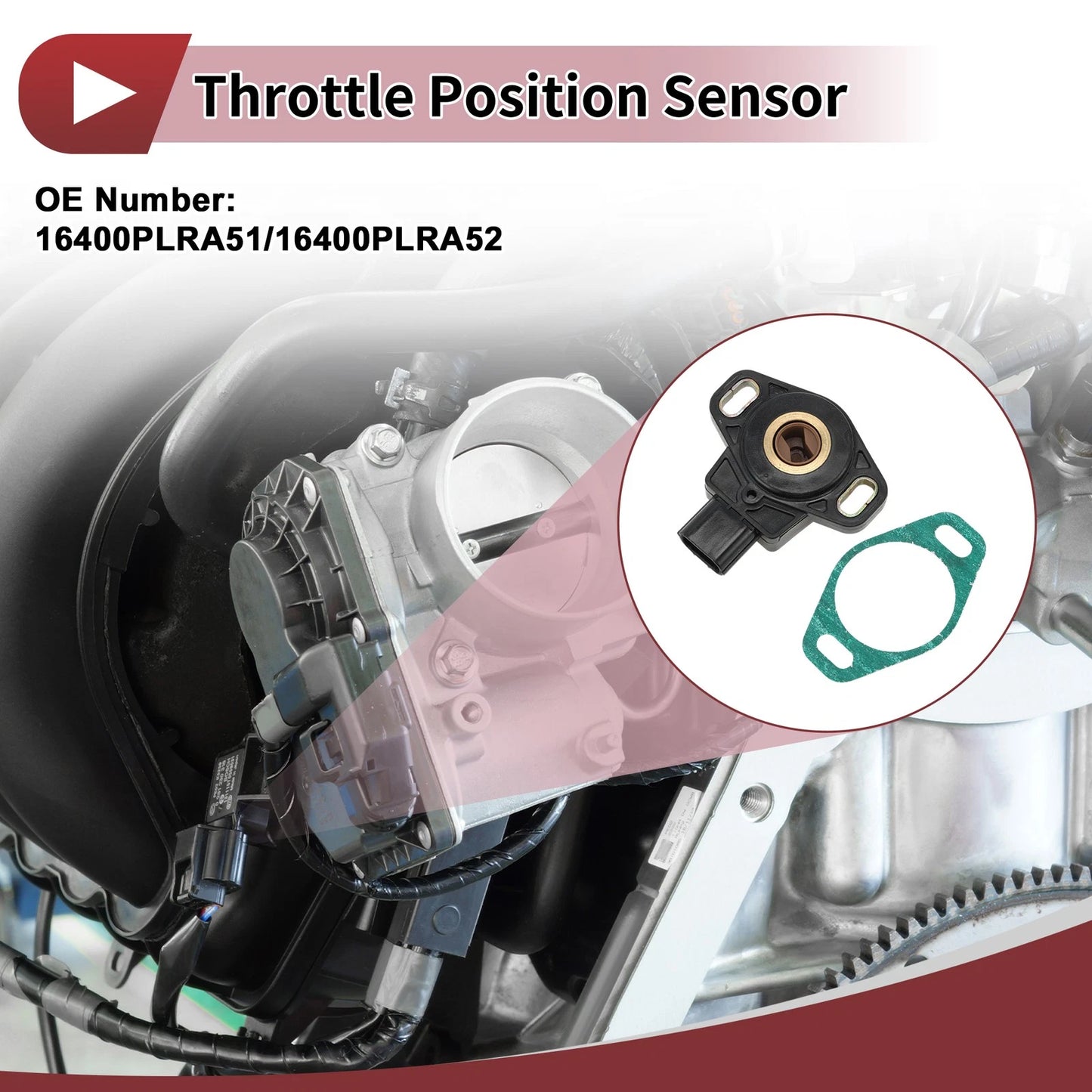 Throttle Position Sensor for Honda Civic (2001-2005) 1 Pc