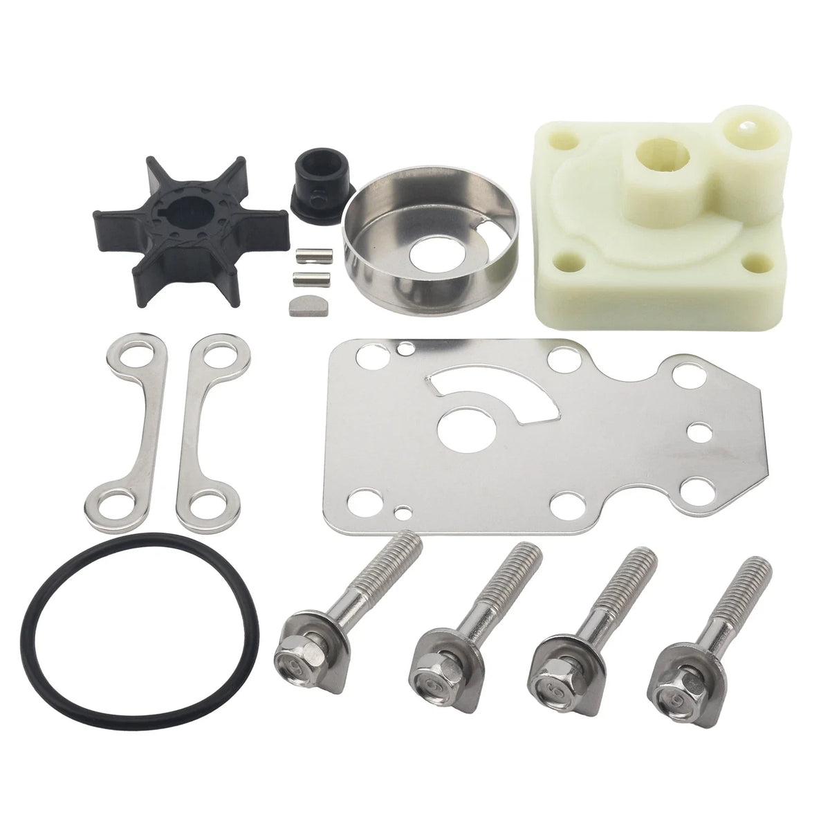 Water Pump Impeller Kit for Yamaha 4-Stroke F15/F20 15/20HP Outboard