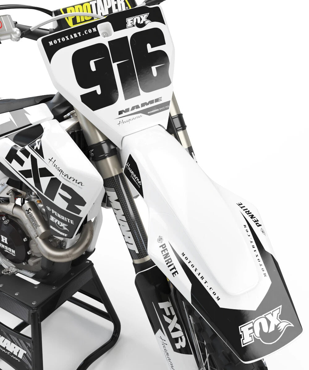 BURN Style Decals Graphics Kit for Husqvarna TC 50 (2017-2023)