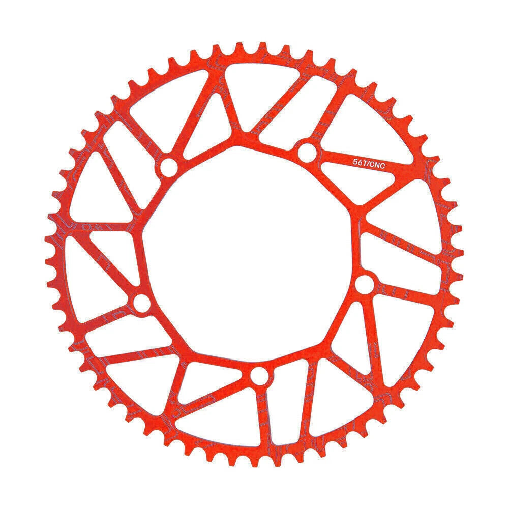 50T-58T Narrow Wide Chainring for Folding Road Bike - Red