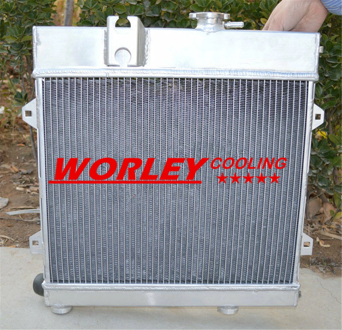 2 x QLD-2 ROWS Aluminum Radiator for BMW E30 M10 316i 318i (1982-1991)