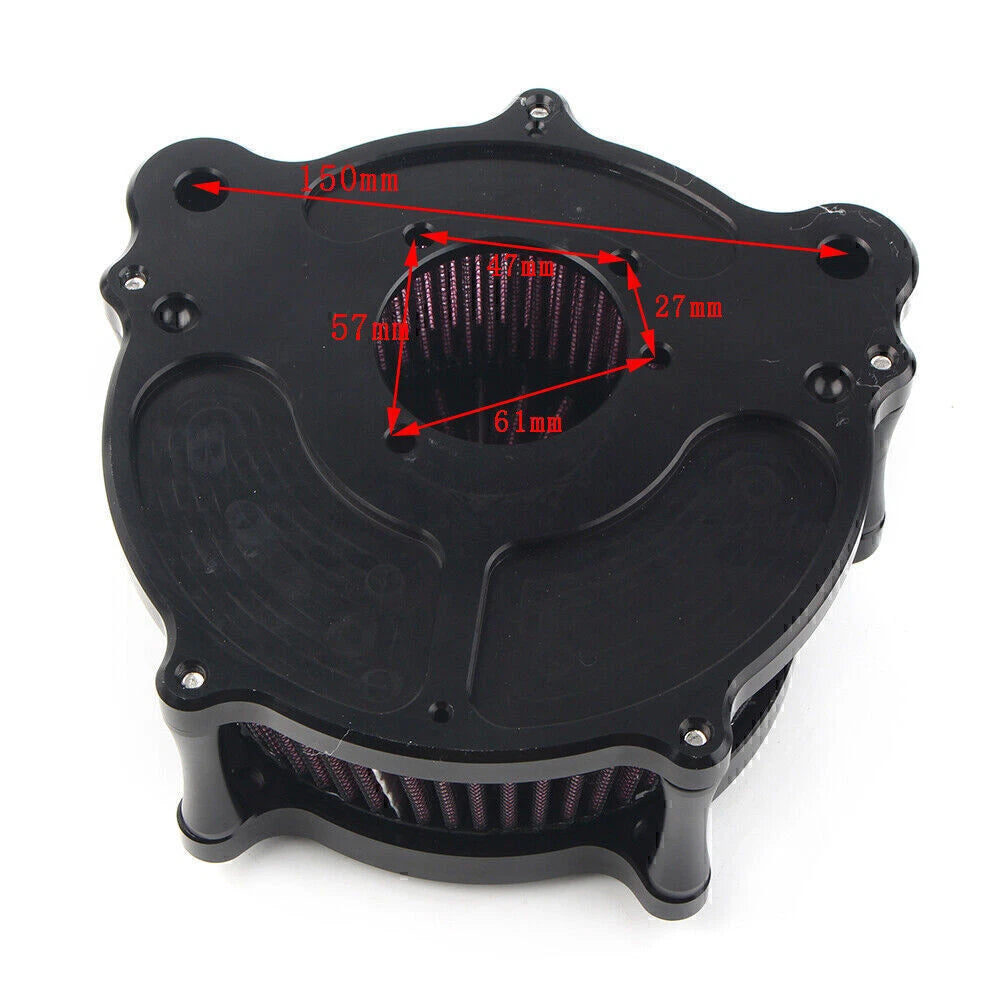 Venturi Air Filter Intake Cleaner for Harley Dyna FXR (1993-2017) Softail (1993-2015)