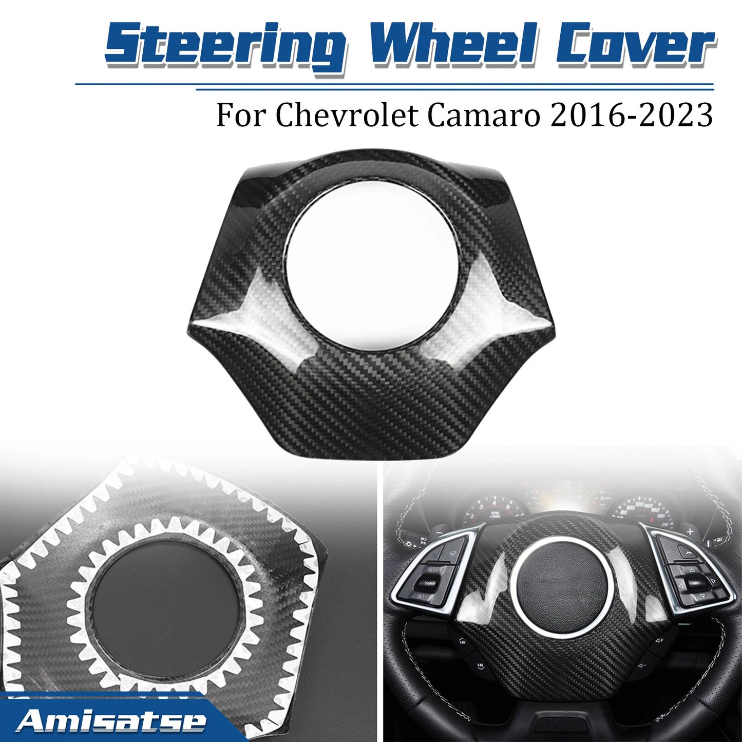 Steering Wheel Cover Trim for Chevrolet Camaro (2016-2024)