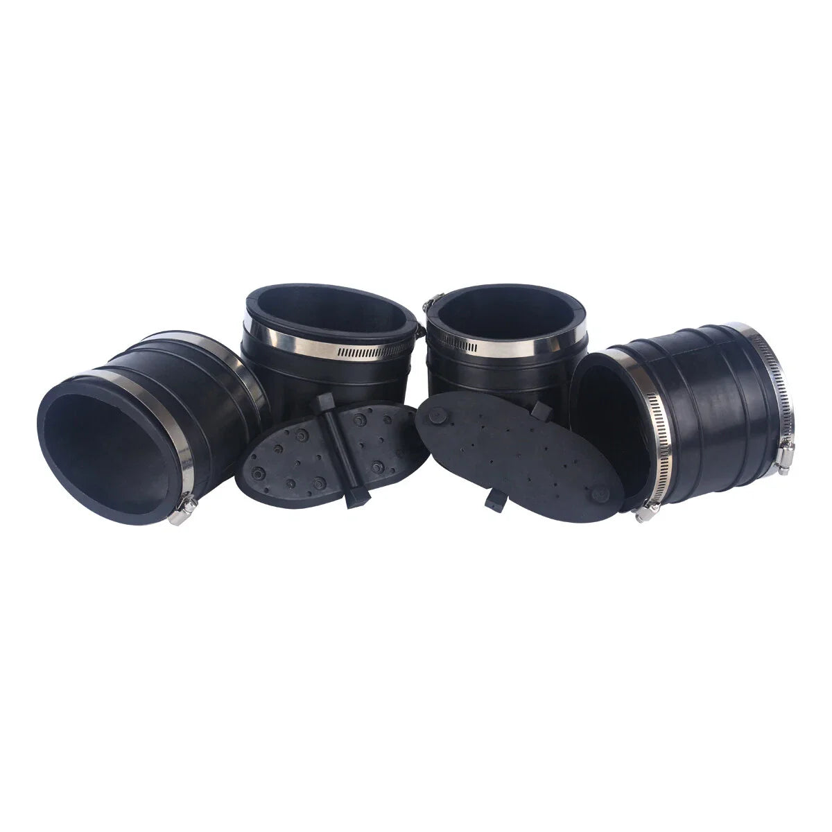 MerCruiser 4" Exhaust Elbow/Riser Bellow Upper/Lower with Flapper/Shutter