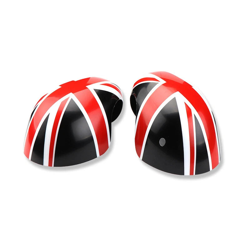 Union Jack Side Mirror Cover Cap Fit For MINI Cooper F55 F56 F57 F60 2019 w hole