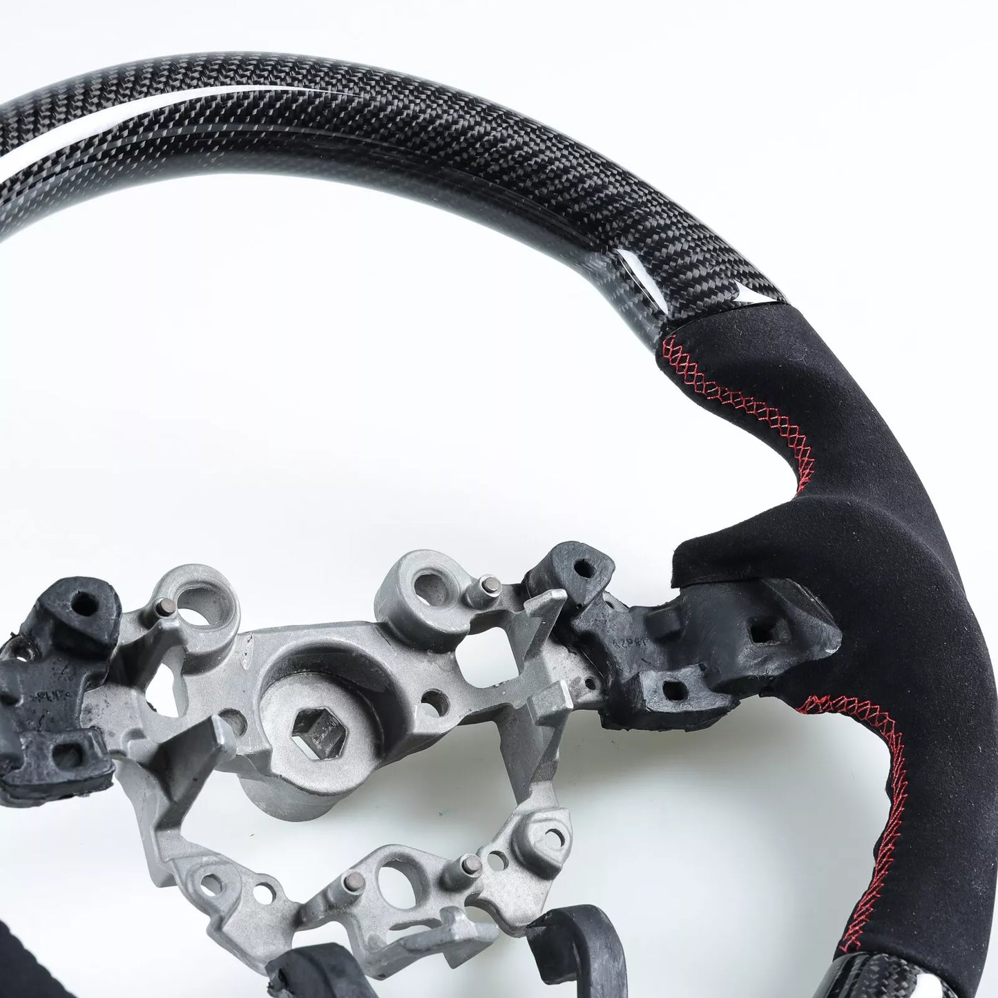 Carbon Suede Steering Wheel for Mazda 2 3 CX-3 CX-5 (2017-2021)