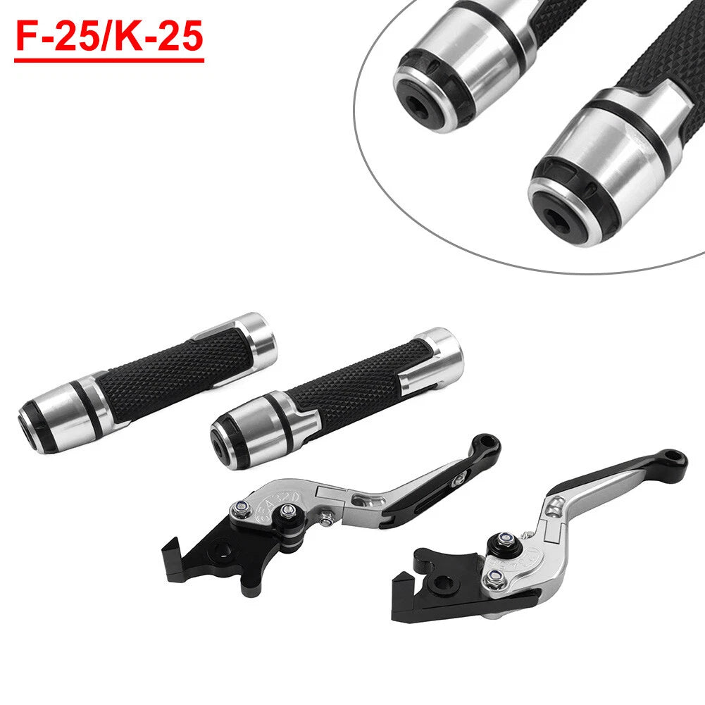 Brake Clutch Lever Handlebar Grip Set for Kawasaki Ninja 125 (2020-2023)