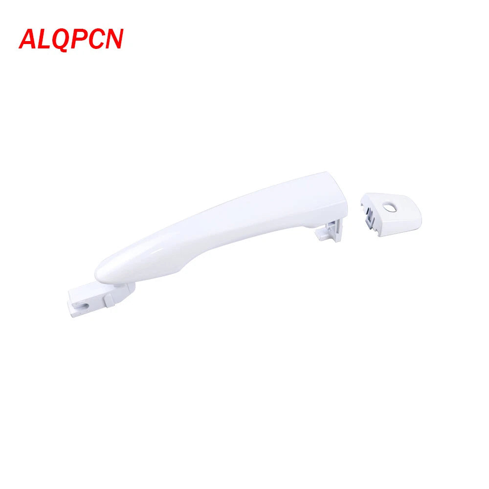 4 x White Outer Door Handles for Nissan Navara D23 NP300 (2015-2023)