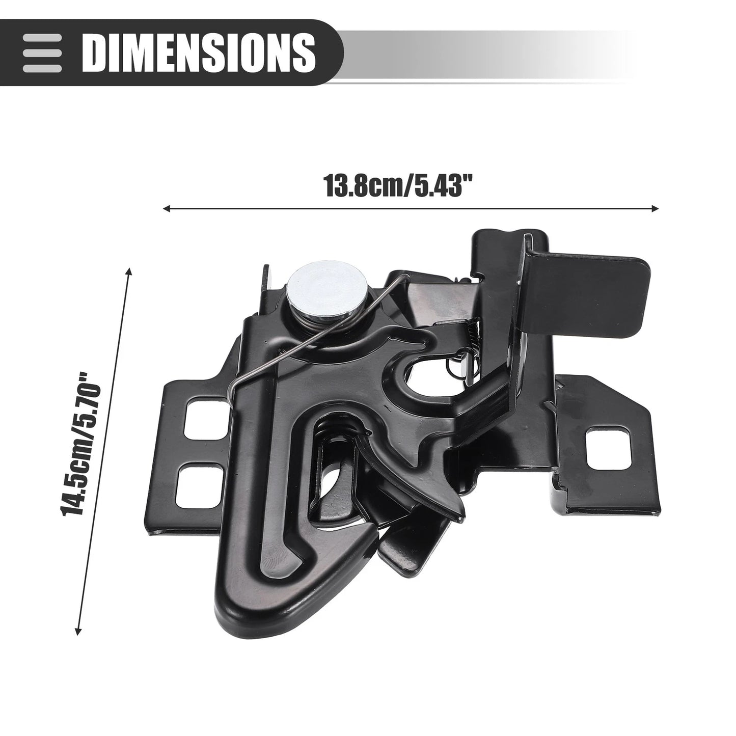 Car Hood Latch Assembly Replacement for GMC Sierra 1500 (1999 - 2006)