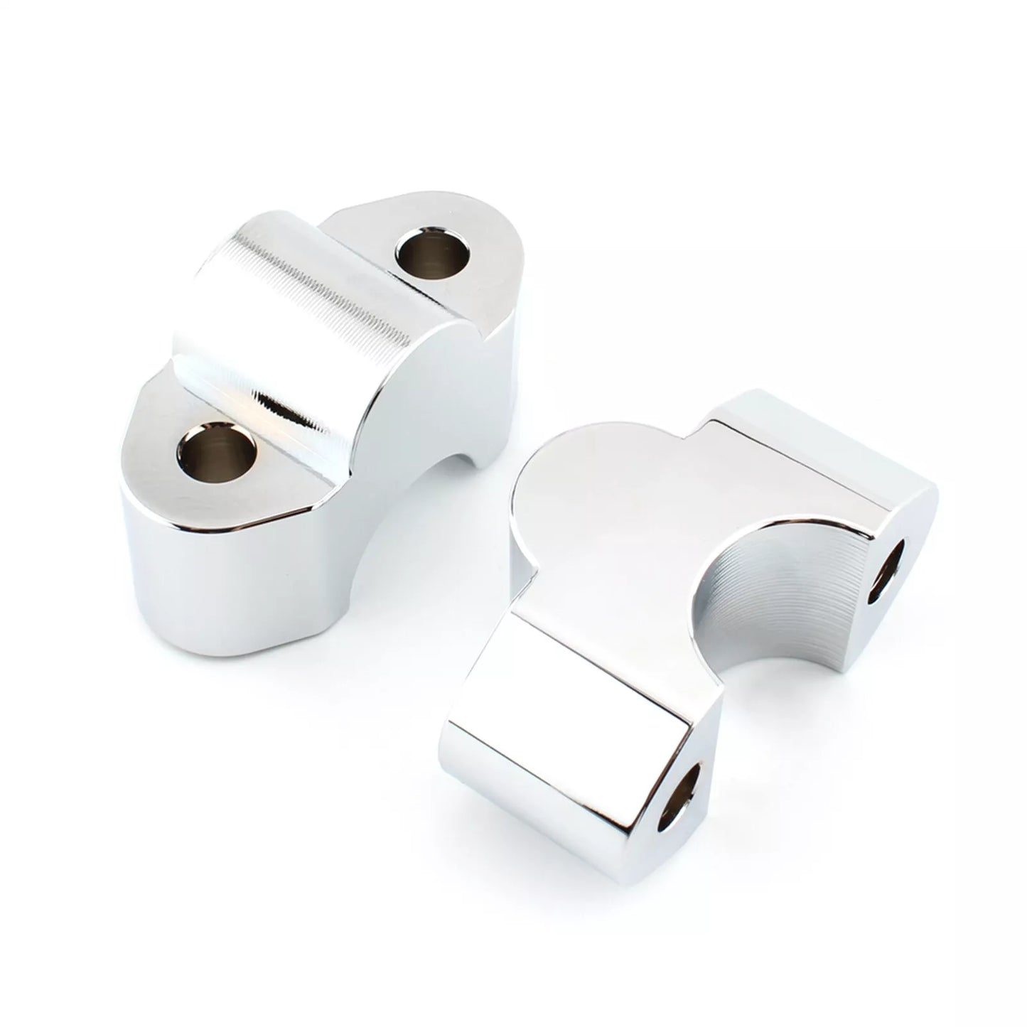 Handlebar Riser Clamp Kit for BMW R18 (2020-2023) Chrome