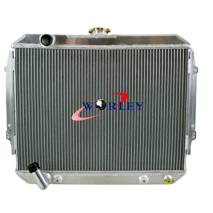 2 Row Aluminum Radiator + Fan for Mitsubishi Triton 3.0L (1990-1996)