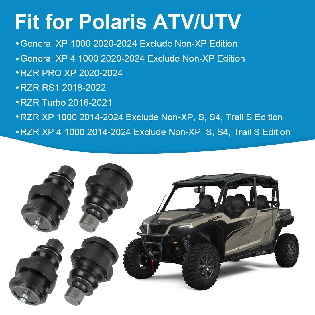 Heavy Duty Ball Joint for Polaris RZR XP 1000 XP4 (2014–2024)