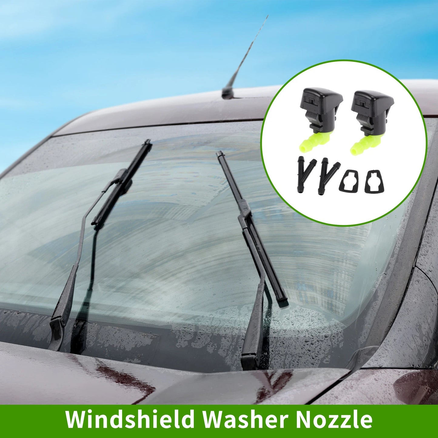 Windshield Washer Nozzle & Hose Connectors for Ford (2008-2011)
