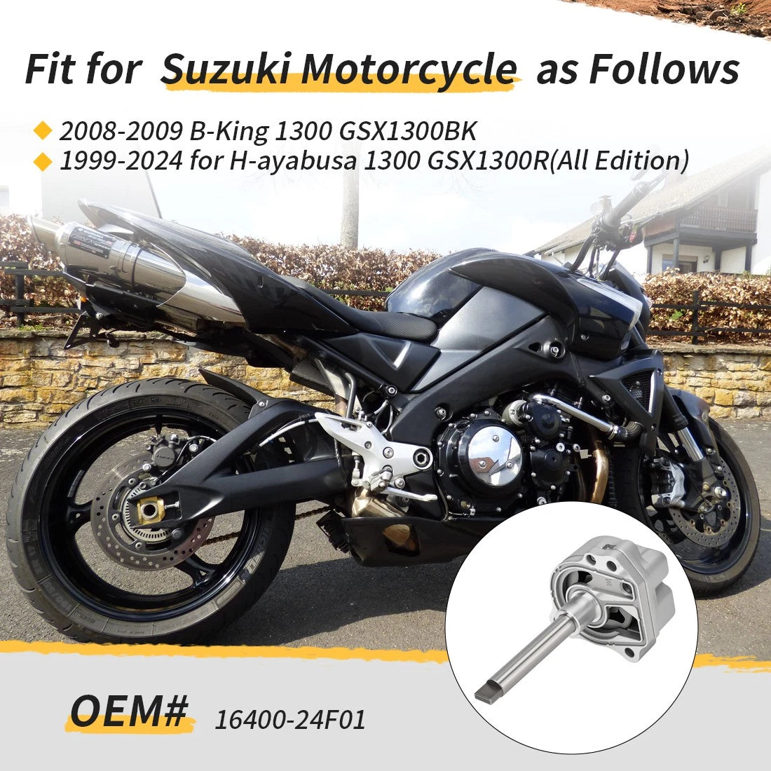 Oil Pump Assembly for Suzuki GSX1300R Hayab (1999–2024)