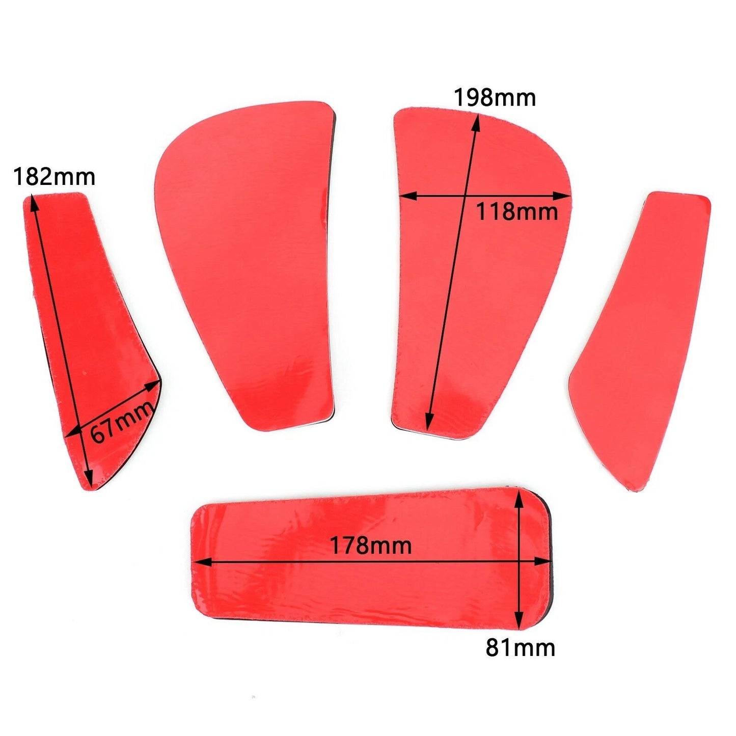 5 x Knee Pads Tank Side Protection for BMW R1200RT LC (2013-2019)