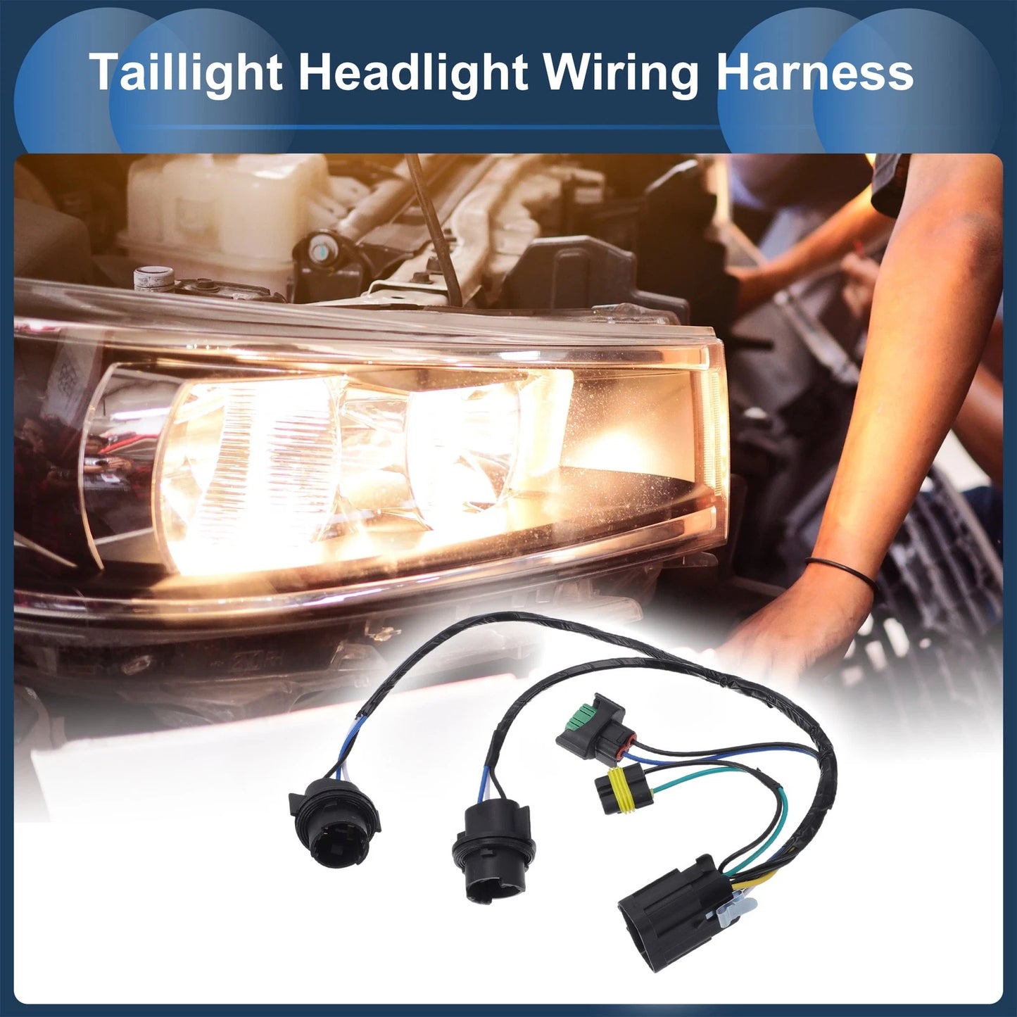 Headlight Wiring Harness for Chevrolet Silverado (1500/2500/3500) (2007-2014)