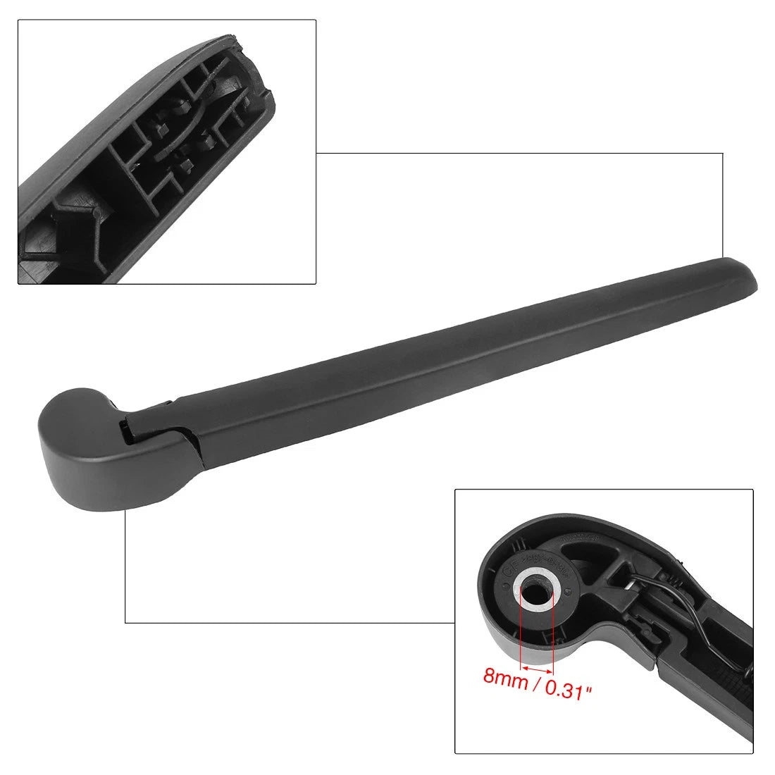 Rear Windshield Wiper Arm Set 360mm for Porsche Cayenne (2010 - 2017)