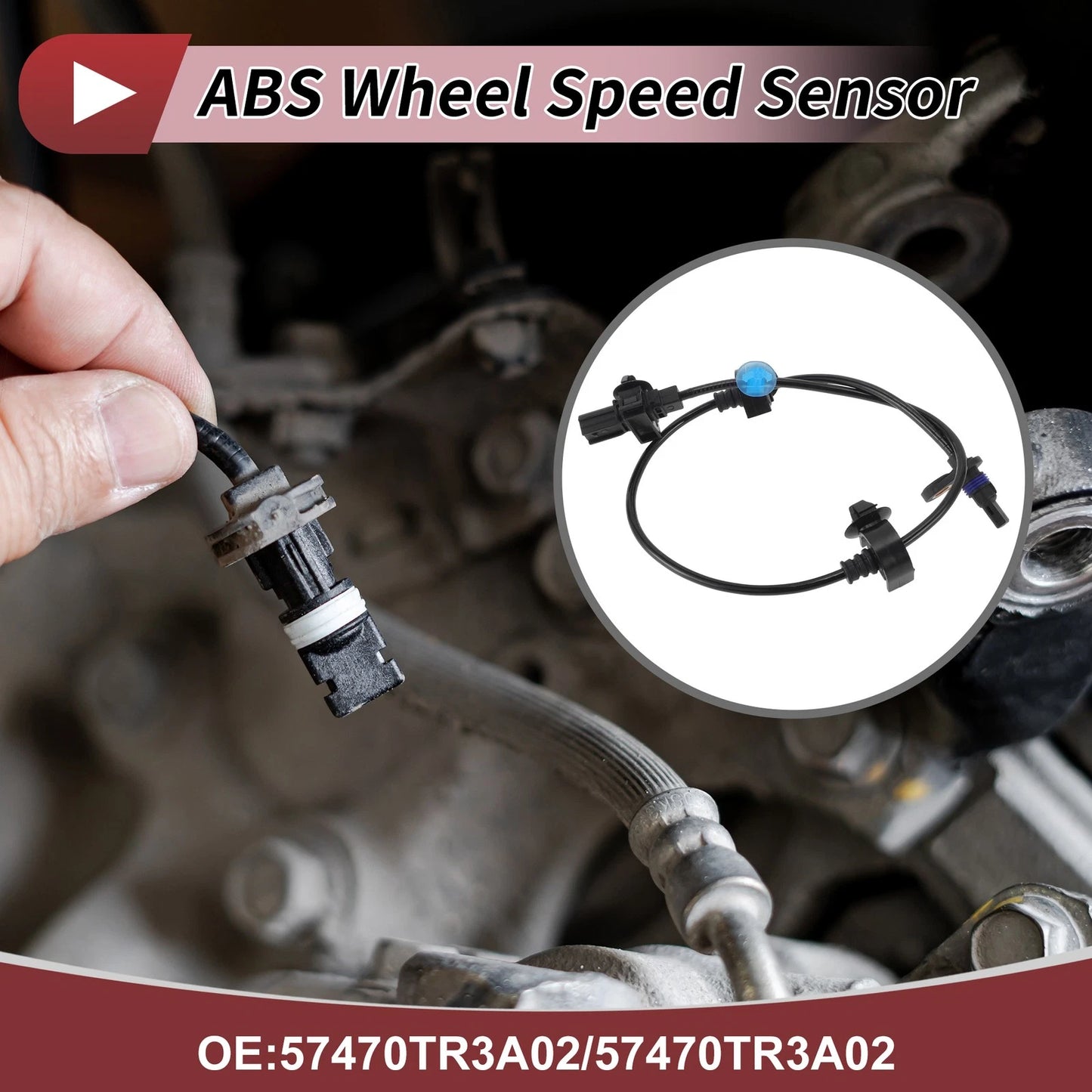 ABS Wheel Speed Sensor for Honda Civic Rear Right (2016-2021)