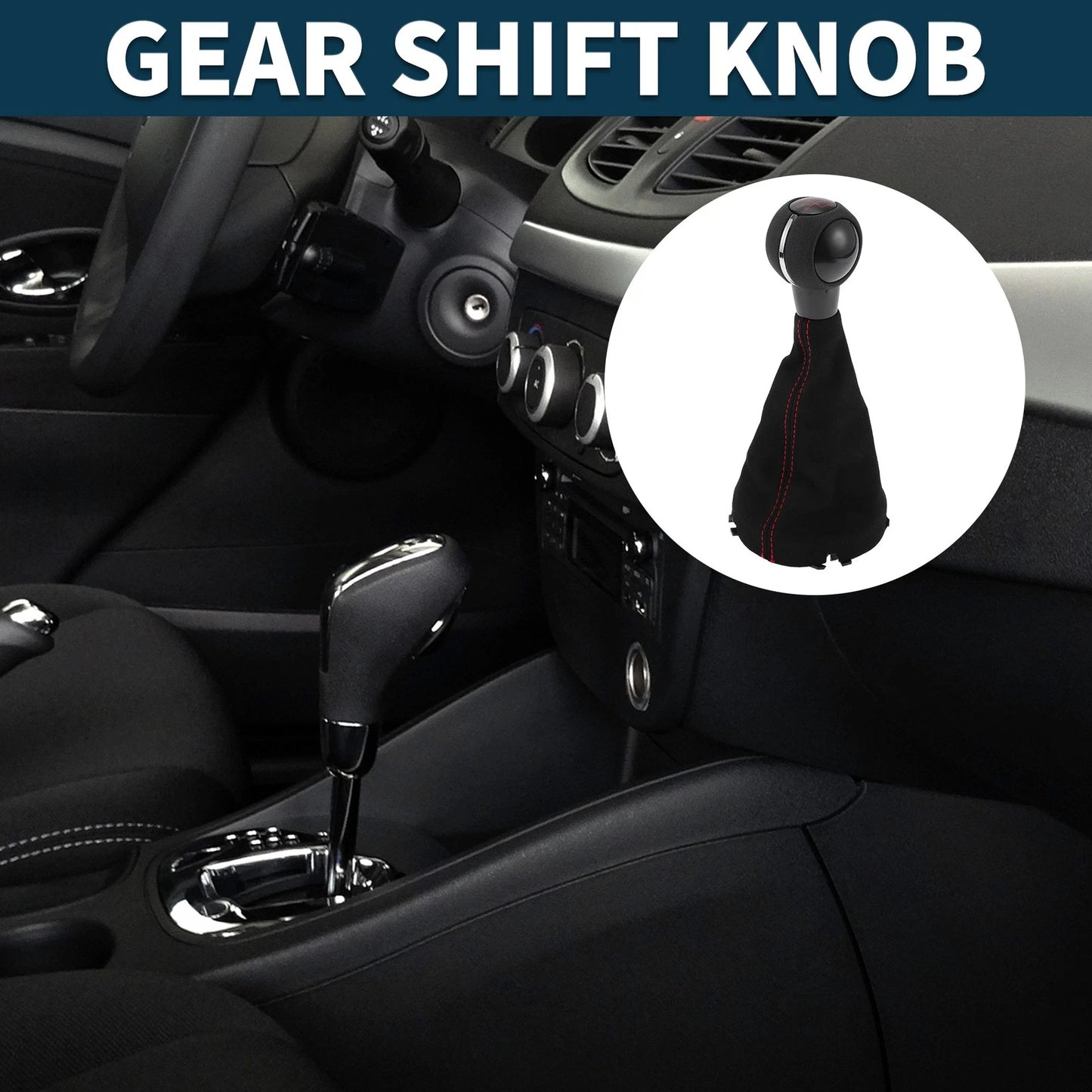 5 Speed Manual Gear Shifter Knob & Cover for Mini Cooper F55 F56 (2014-2023)