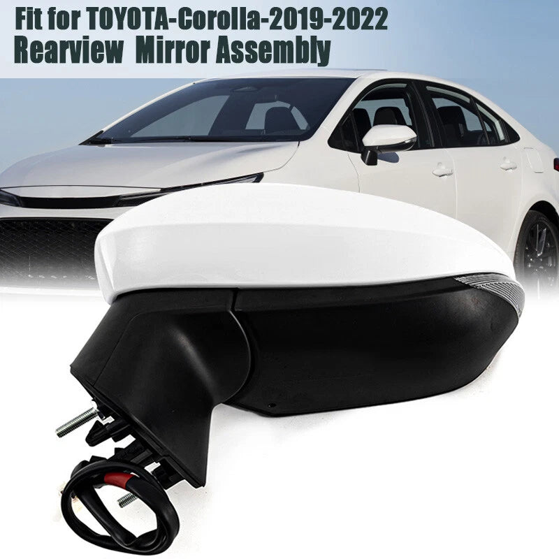 Driver Side Power Heated Door Mirror for Toyota Corolla (2019-2022)