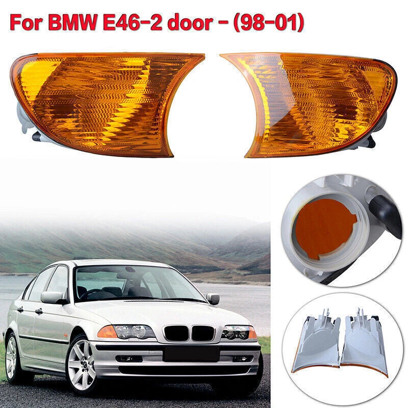 Corner Turn Signal Light for BMW E46 3 Series Coupe M3 323Ci 325Ci 328Ci (1998-2006)