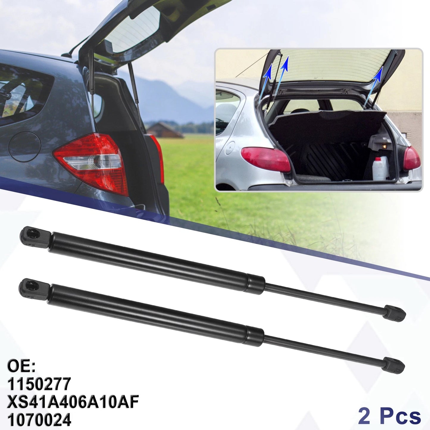 Rear Hatch Lift Supports for Ford Focus (2000-2004)