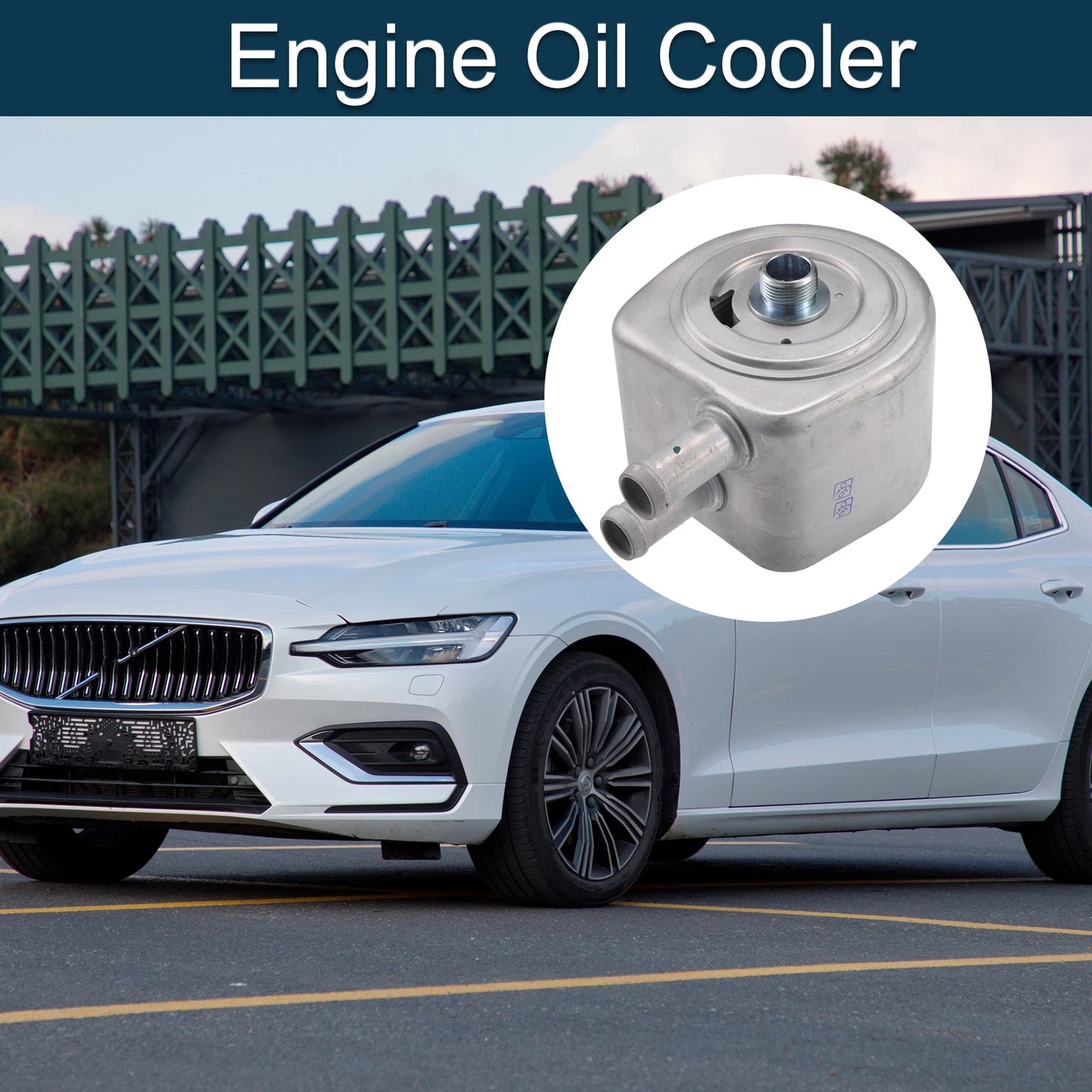 Engine Oil Cooler with Bolt for Ford Expedition, Lincoln (2003-2006)