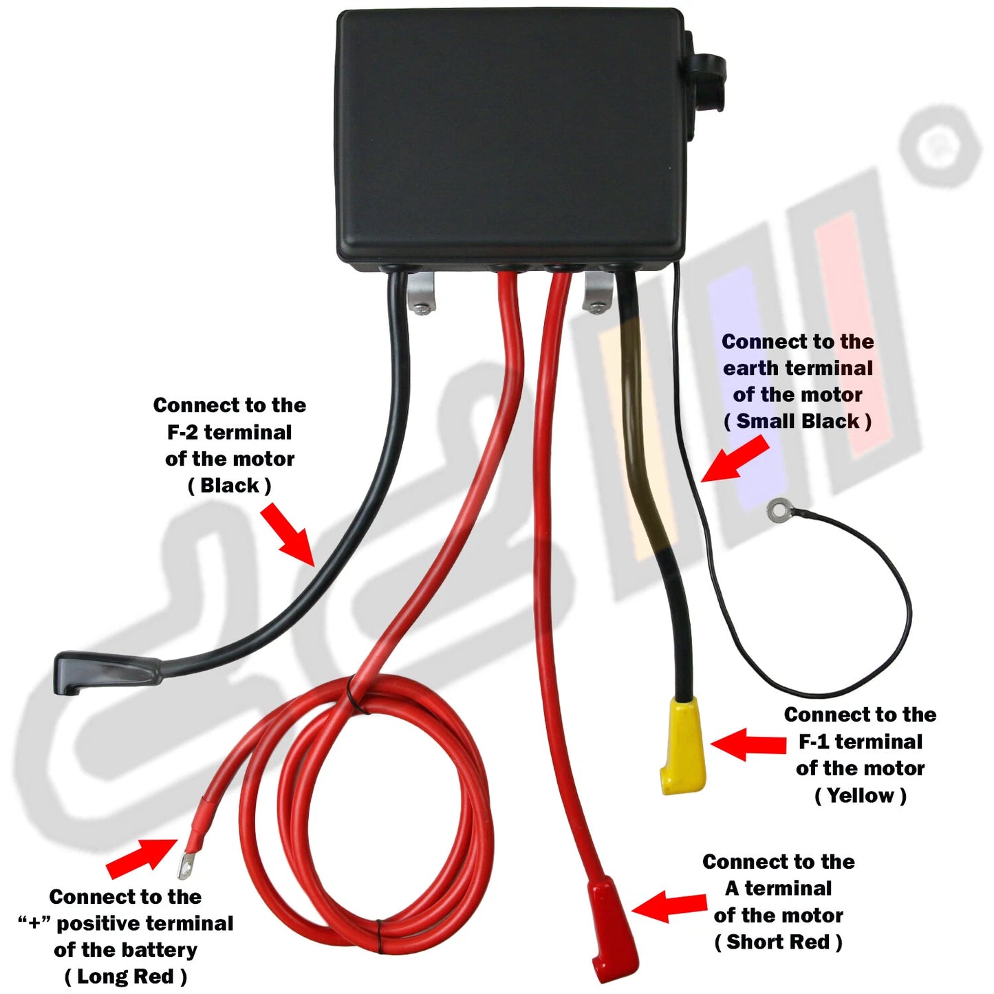 12V 12000lbs Winch Control Box w/ Wireless Remote for 4x4 ATV Truck
