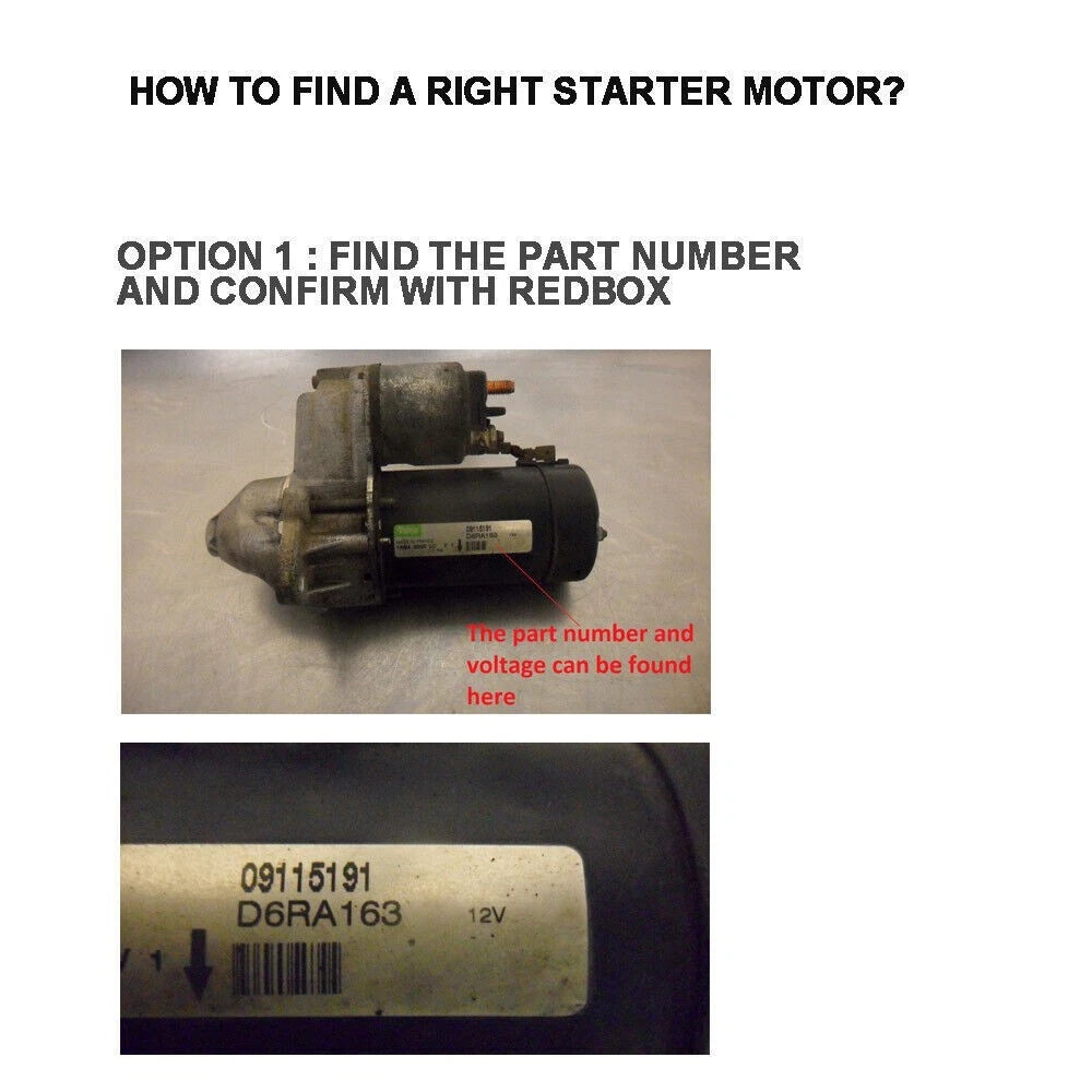 Starter Motor for Toyota Landcruiser 4.2L Diesel 1HZ 1HD-FT 1HD-FE 1HDT