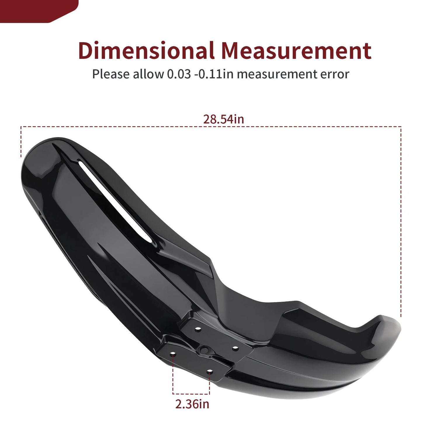 Black Front Fender for Suzuki DRZ400SM (2005–2024)