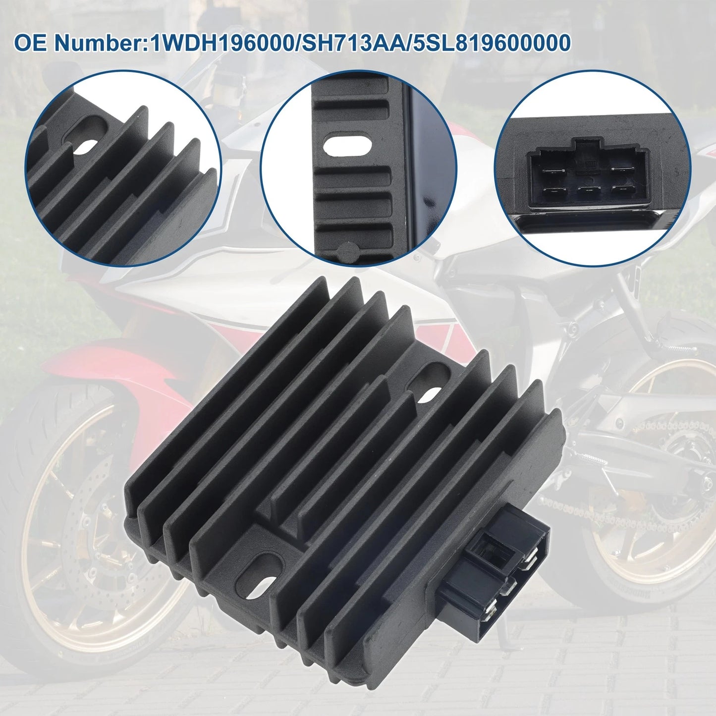 Voltage Regulator Rectifier Replacement for Yamaha FZ6 R 600 (2009–2017)